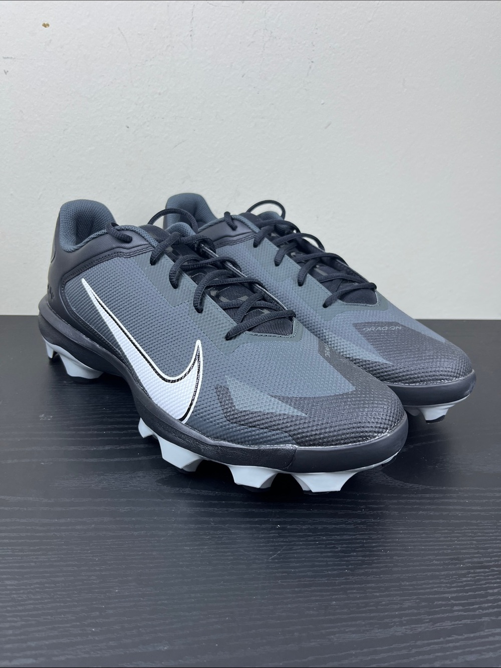 Nike Force Trout 8 Pro MCS Men's 13 Gray White Baseball Cleats Molded